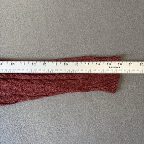 American Eagle Womens Cable Knit Sweater Cozy Cottagecore Preppy Casual Fall XL - Picture 8 of 16